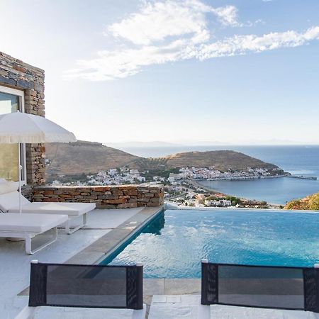 Luxurious Villa Lune With A Swimming Pool And A Fantastic Sea And Sunset View Ioulis Екстер'єр фото