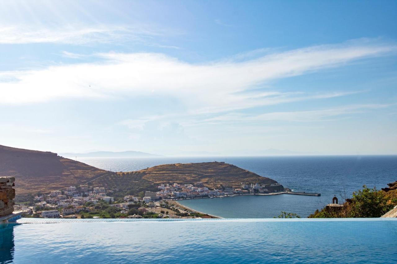 Luxurious Villa Lune With A Swimming Pool And A Fantastic Sea And Sunset View Ioulis Екстер'єр фото
