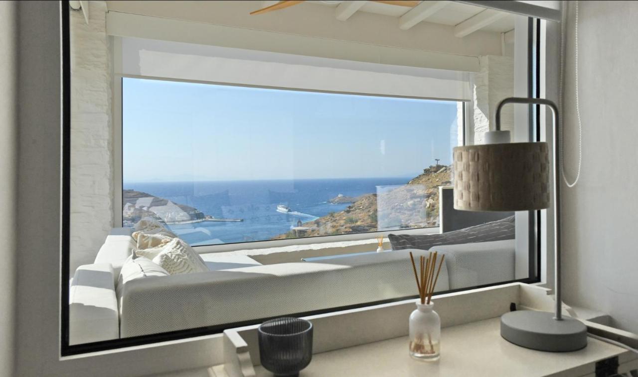 Luxurious Villa Lune With A Swimming Pool And A Fantastic Sea And Sunset View Ioulis Екстер'єр фото